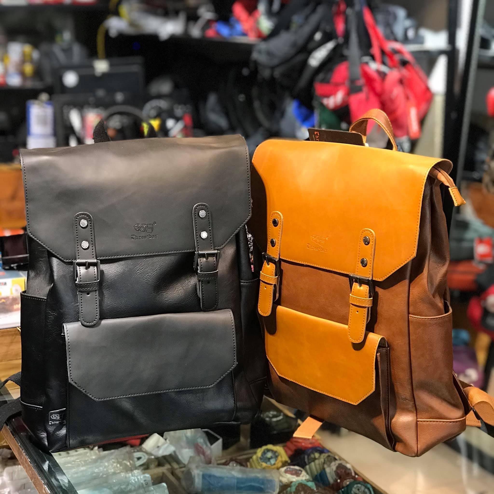 Balo Da Cao Cấp Three Box 3526