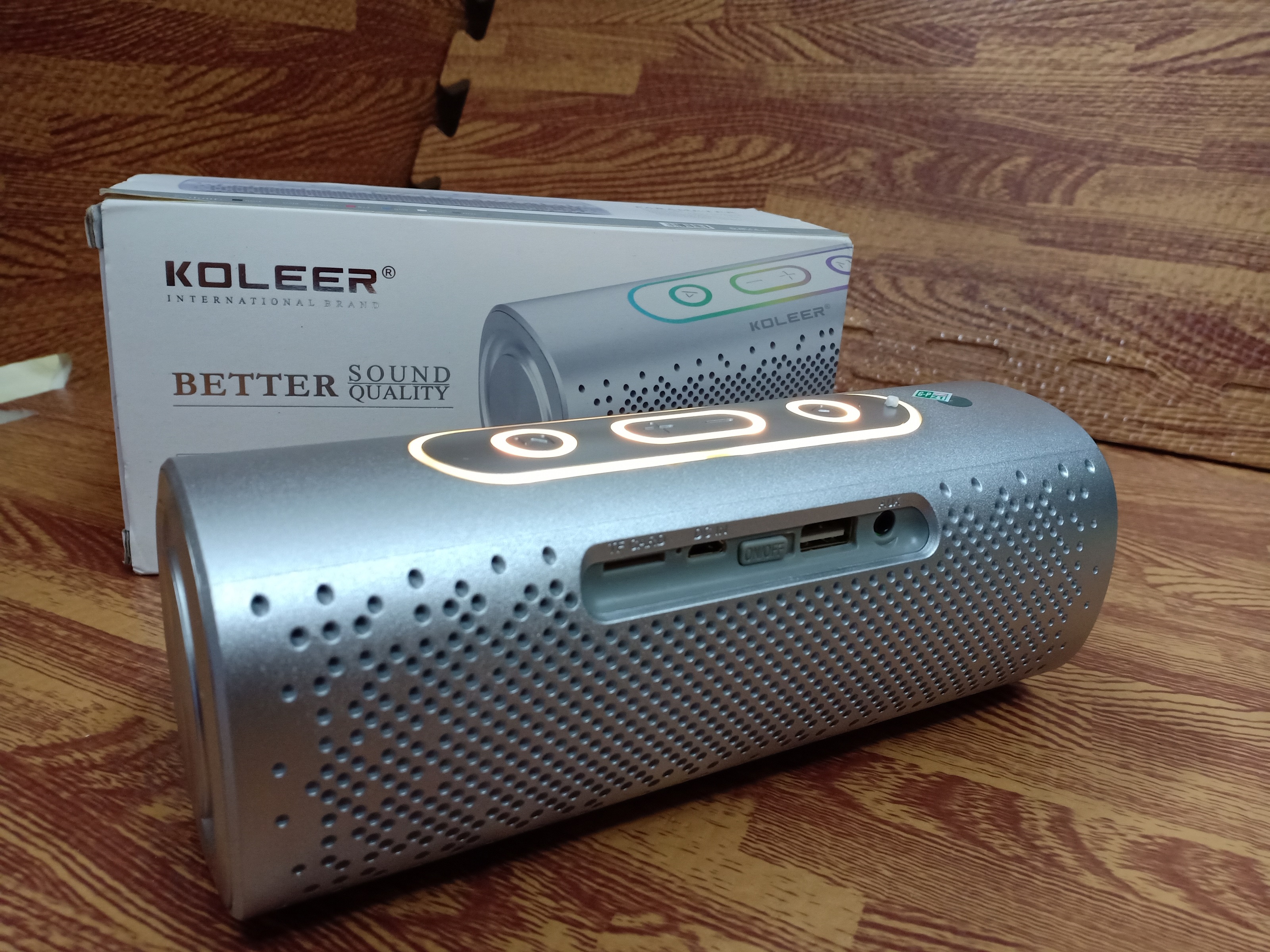 Loa Bluetooth Koleer Bass nén âm thanh cực đỉnh