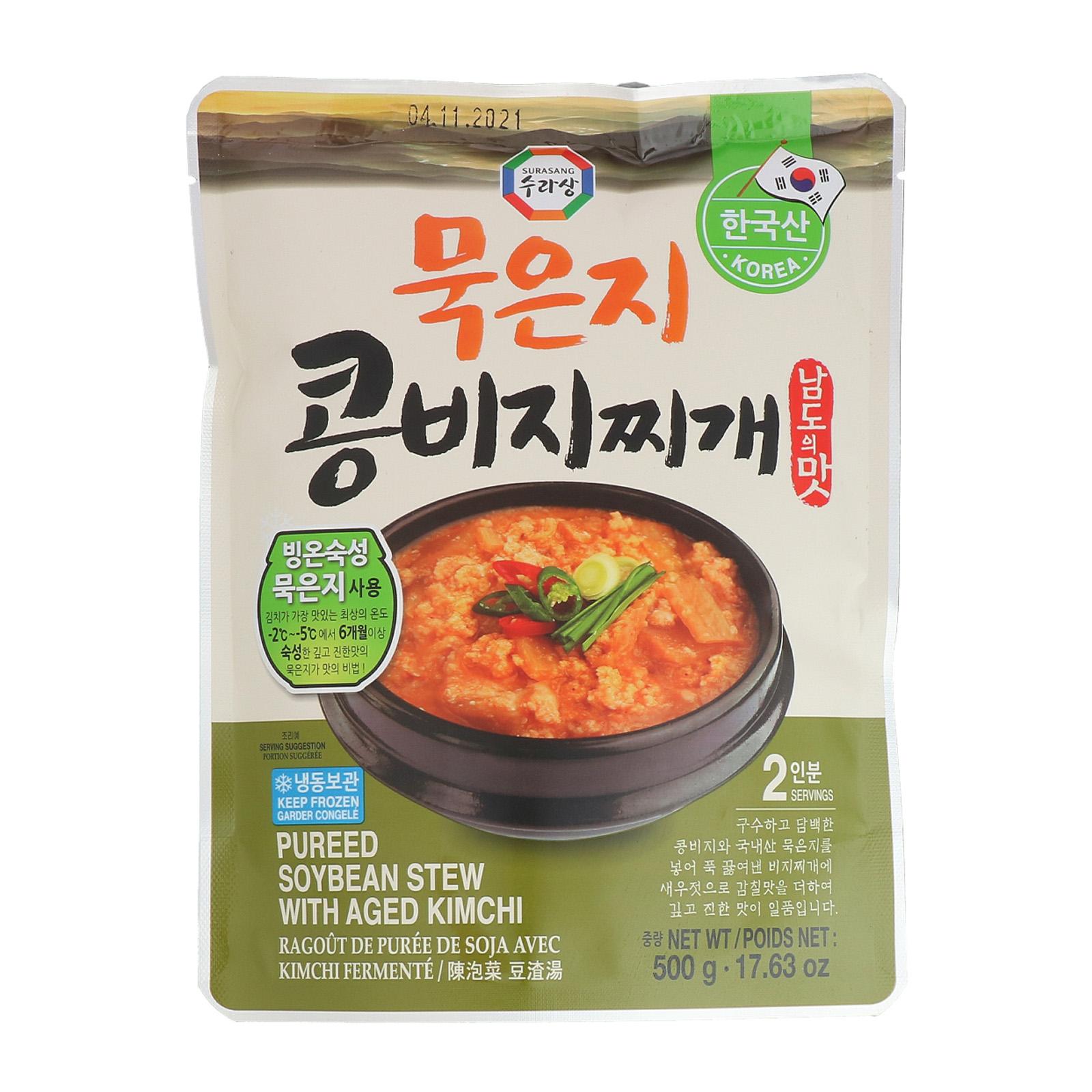 Surasang Korean Pureed Soybean Stew With Aged Kimchi Frozen Lazada