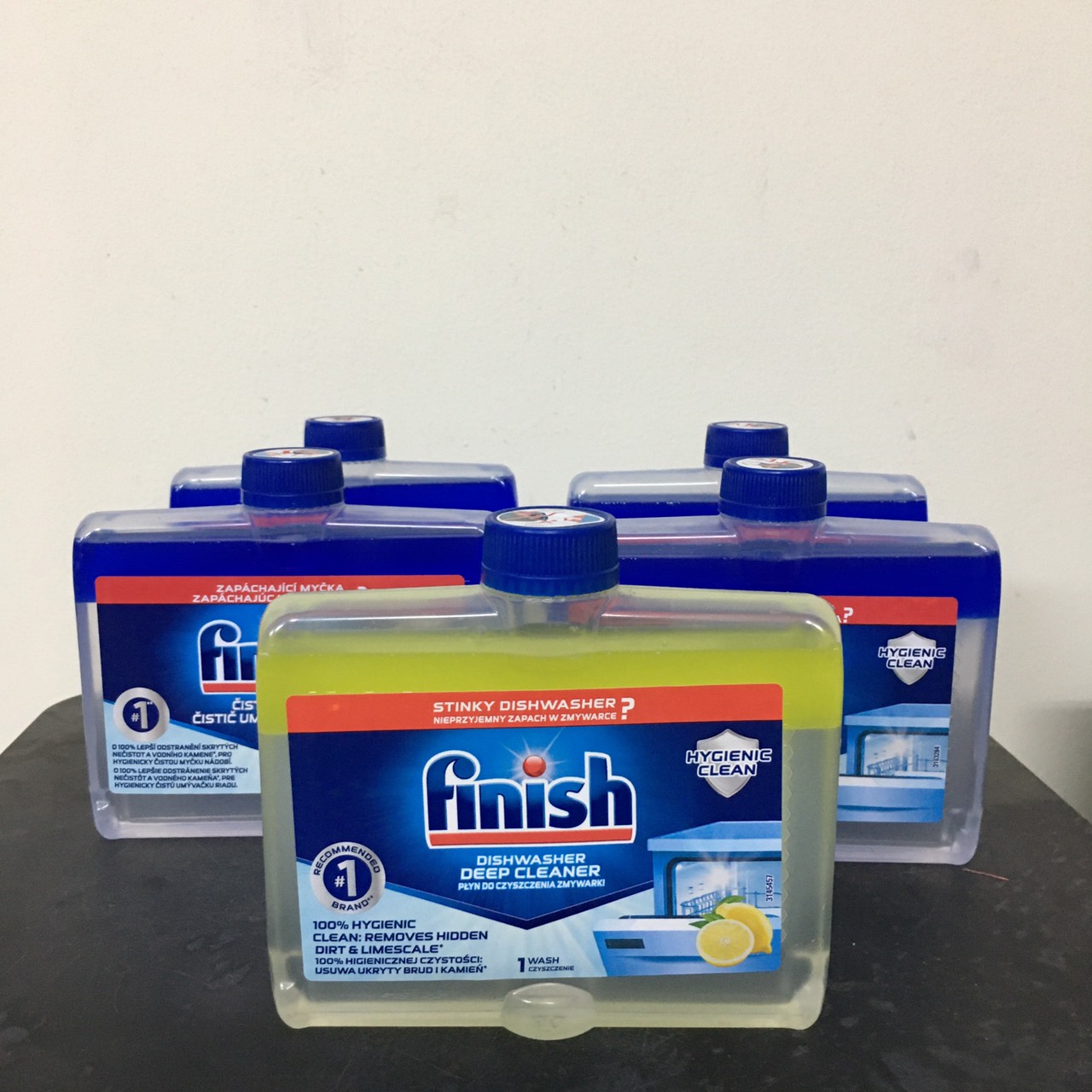Nước vệ sinh bảo trì máy rửa bát chén Finish