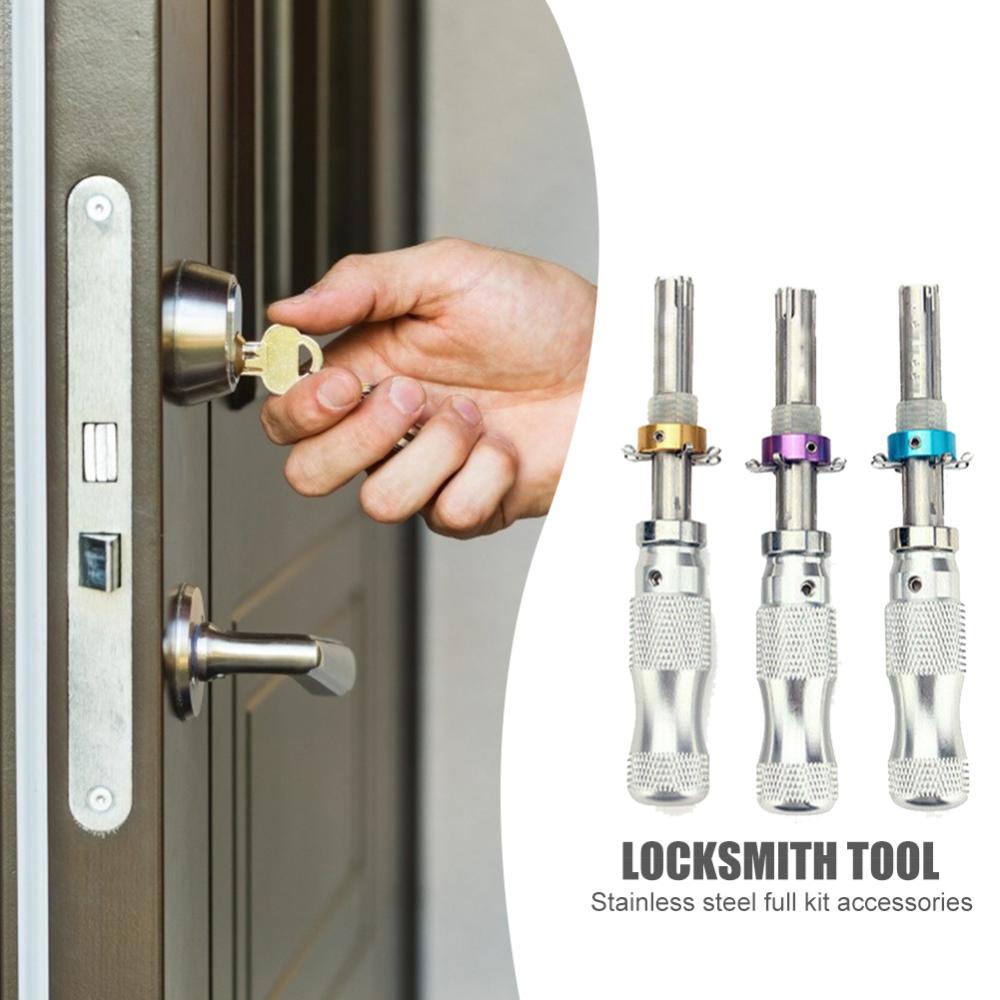 3 cái Ống 7 pins chọn khóa công cụ công cụ thợ khóa Bộ nậy khóa