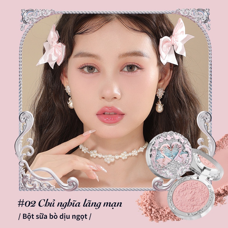 (Có sẵn) Phấn Má Hồng Thiên Nga Flower Knows 5g