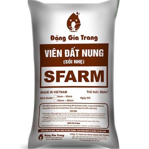 Viên đất nung ( sỏi nhẹ ) - Bao 5dm3 ( KT 10-20mm ) - 2.5kg/túi