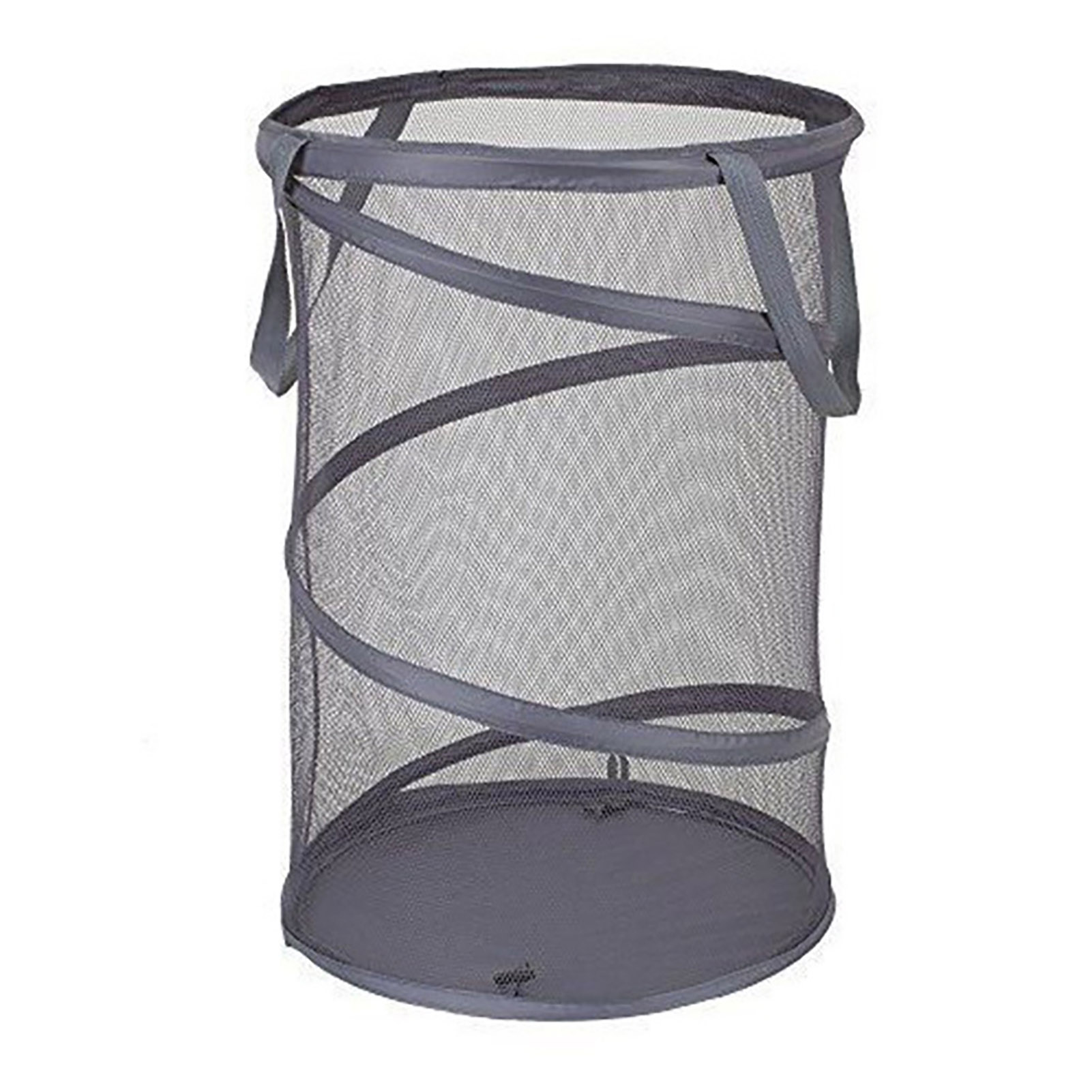 youlianba Dirty Clothes Basket Sturdy Laundry Basket Foldable Mesh Laundry Basket Space-saving Moisture-proof Design with Handle Portable 60l Dirty Clothes Hamper