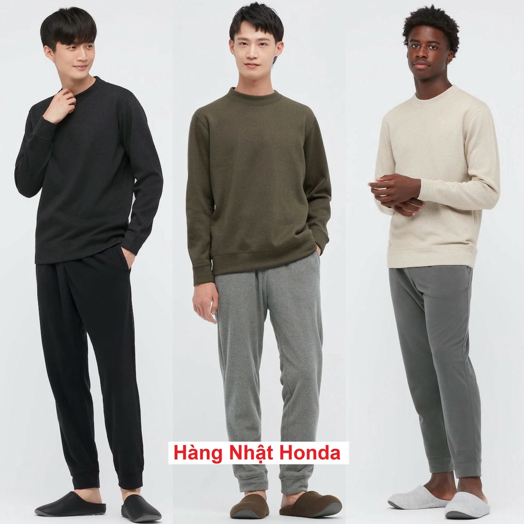 [Auth Uni] Bộ Quần Áo Lông Cừu Co Dãn Nam - Tag nhật