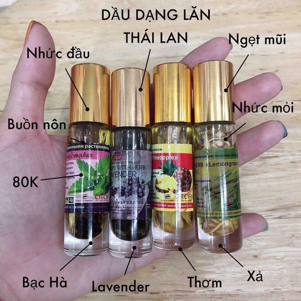 [HCM]Dầu Lăn THƠM Thái Lan 8ml Chính Hãng