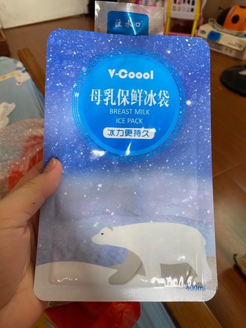 Túi đá khô Vcool giữ lạnh sữa (1 gói)