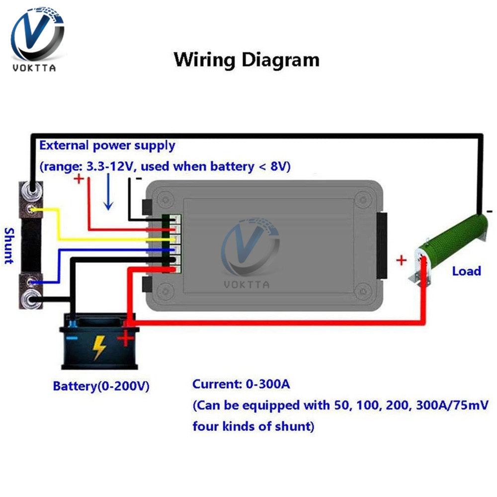 thumbnail interactive-video image 1 of PZEM-015 DC Battery Tester Monitor With 50A Shunt – Voltage Current Power 1 of 5
