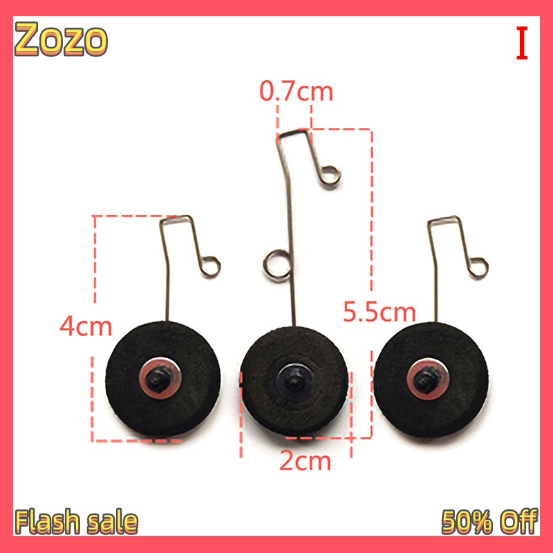 Zozo ✨Ready Stock✨ 1Set Foam Hand Throwing Glider Landing Gear Kit with Wheel Airplane Accessories