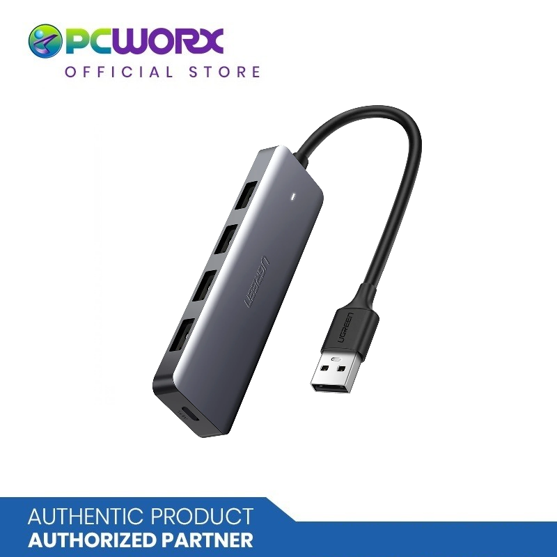 UGREEN USB 3.0 A 4Ports HUB 15CM CM219 4 Ports USB Hub 3.0 4 Port USB 3.0 Hub Lazada PH