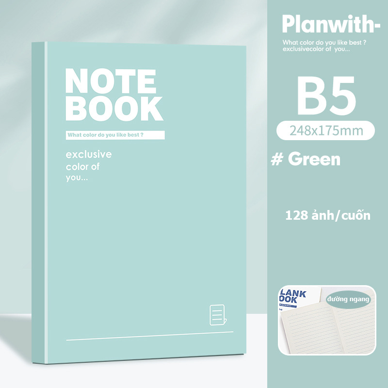 Cuốn sách dày Notebook, Cao -Value Student Sao notebook, Sách trống