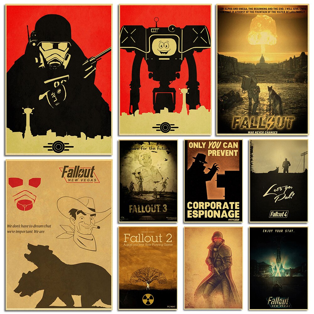 Gaming Canvas Fallout New Vegas Gaming Poster Video Game 