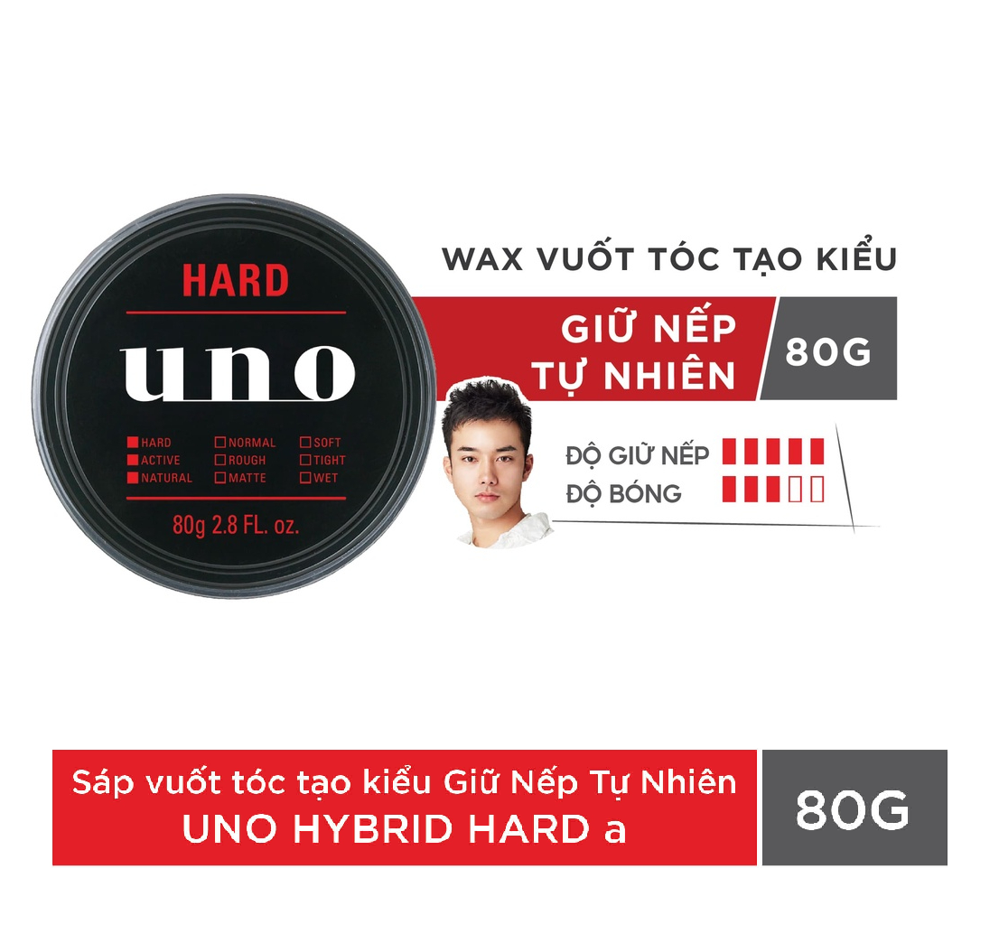 Sáp Vuốt Tóc Tạo Kiểu Nam Cao Cấp Uno 80g