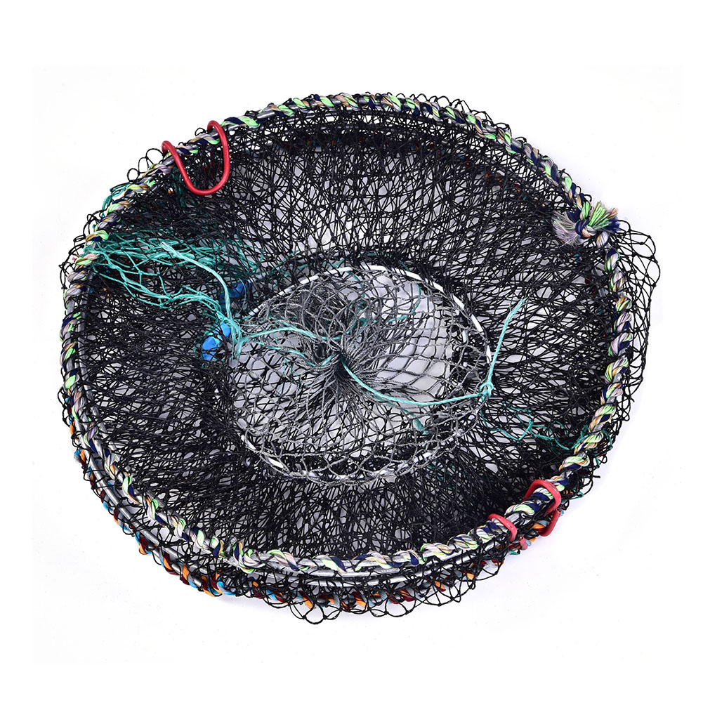 Fish Trap Cage Folded Fishing Cast Net Shrimp Crayfish Crab Baits Cast Cage