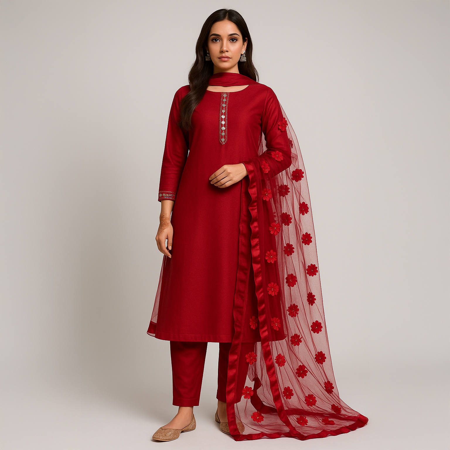 Shah Kamal Unstitched Katan Silk 2‑Piece Suit for Women | Traditional ...