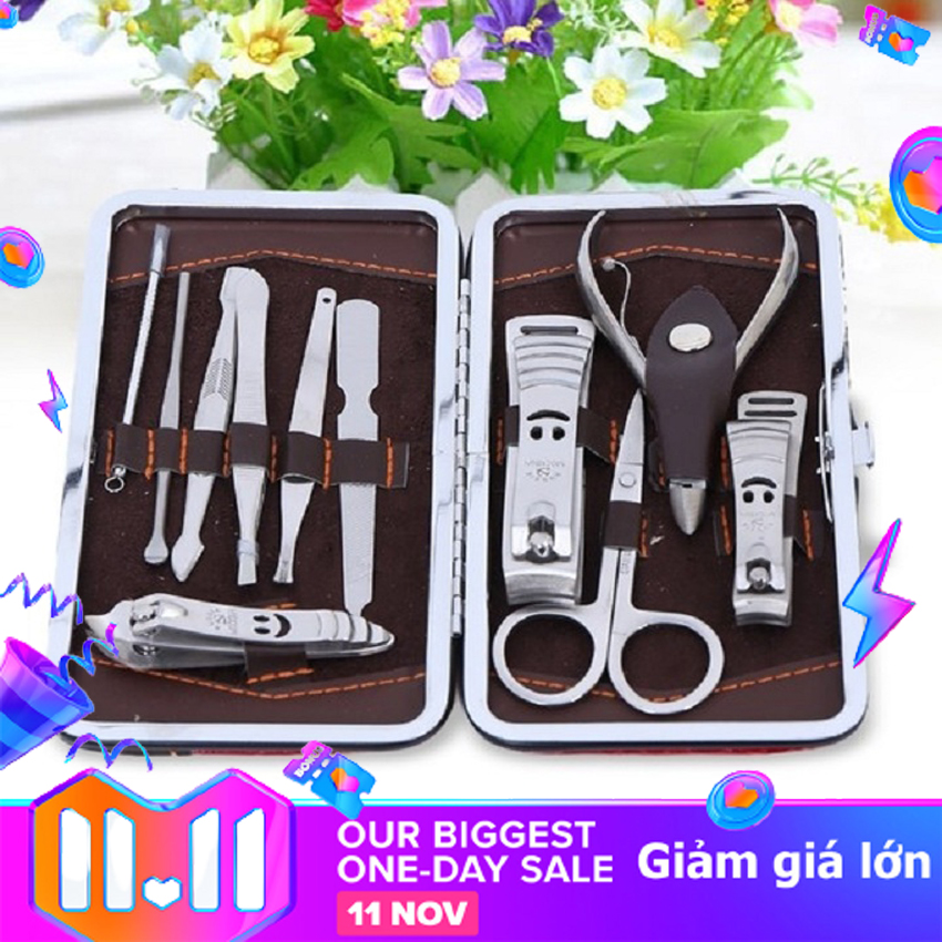 Bộ kềm cắt móng tay chân 12 món - phụ kiện làm móng cao cấp - phụ kiện làm đẹp - bộ bấm móng tay 12 món tiện dụng - kìm cắt móng tay - kềm cắt da - dụng cụ chăm sóc sắc đẹp