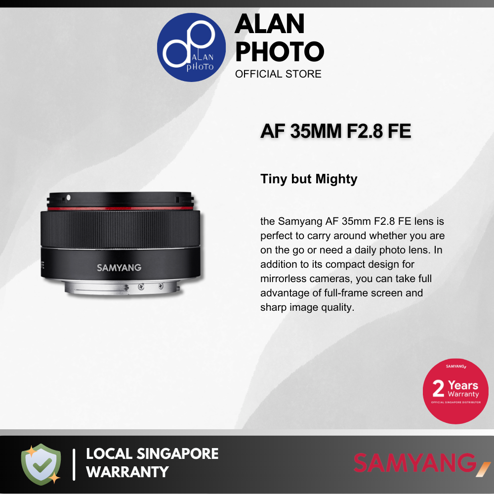 Samyang AF 35mm FE Lens For Sony E Samyang Singapore