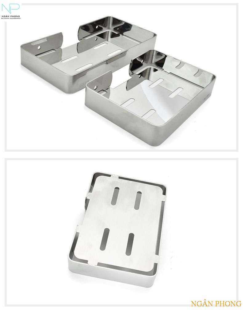 [HCM]KỆ ĐỰNG XÀ PHÒNG INOX 304-DÀY