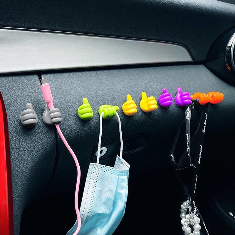 Set 10 / 20 Móc silicone Dán Tường Đa Năng
