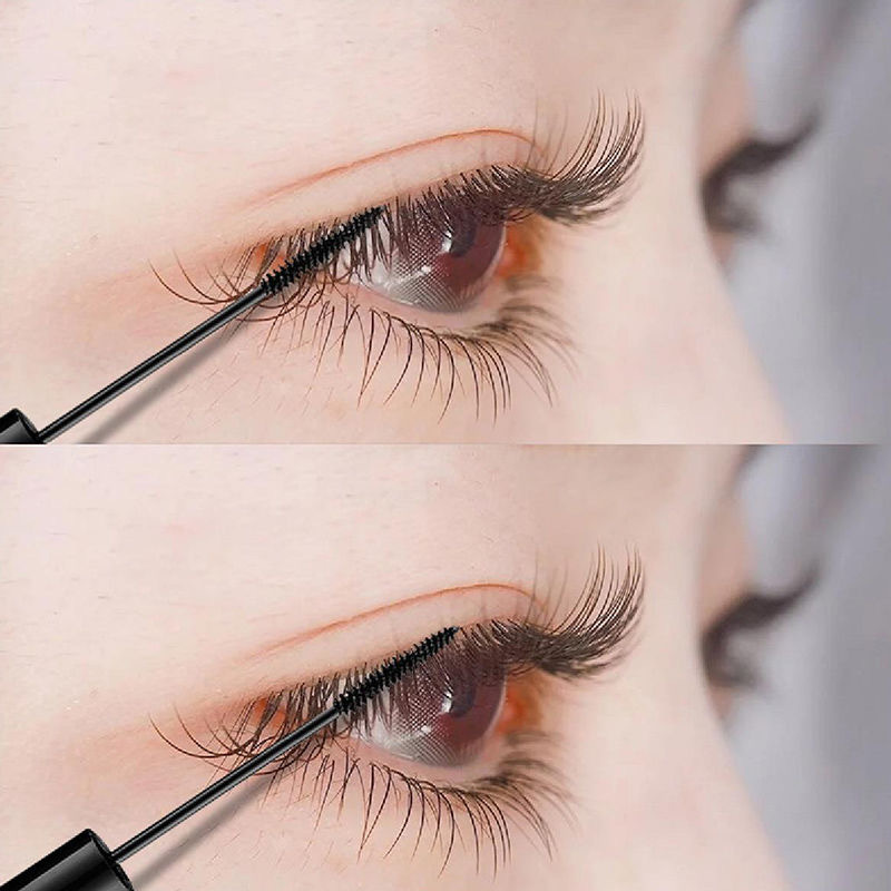 Korean Black Mascara Lengthens Eyelashes Extra Volume Waterproof Natural Lashes