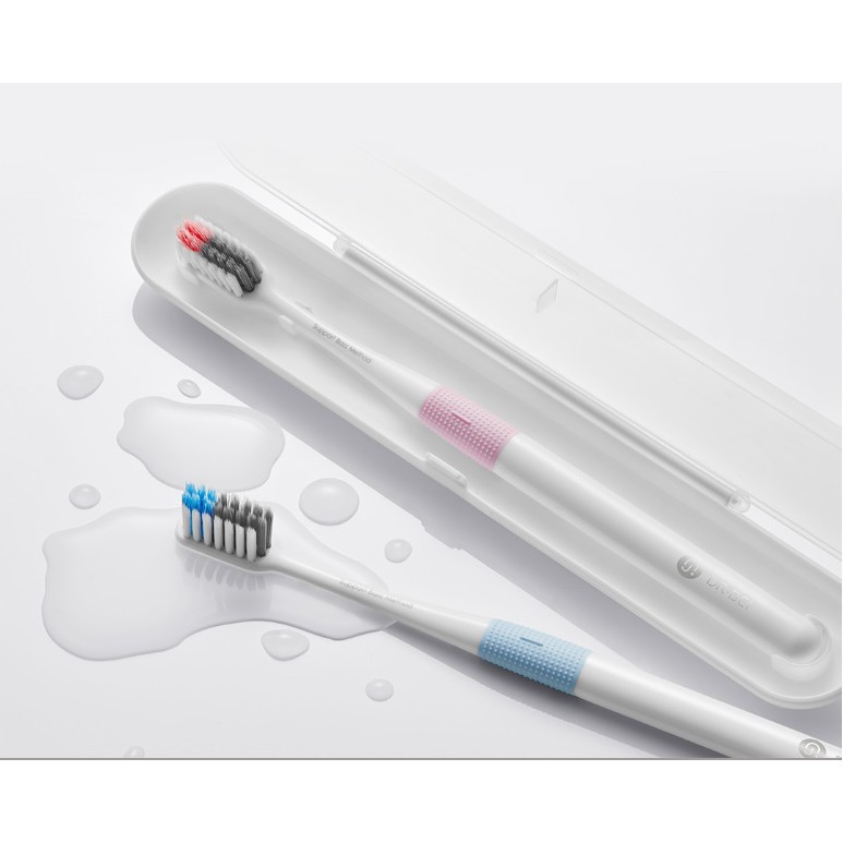 Bàn chải Xiaomi Dr Bei Doctor B Toothbrush (Nguyên Hộp 4 Cái + 1 Hộp đựng du lịch)