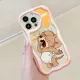 Hontinga for Realme C61 C63 Back Cover Tom and Jerry Soft Texture Phone Case Wavy Edge Silicone Cover. 