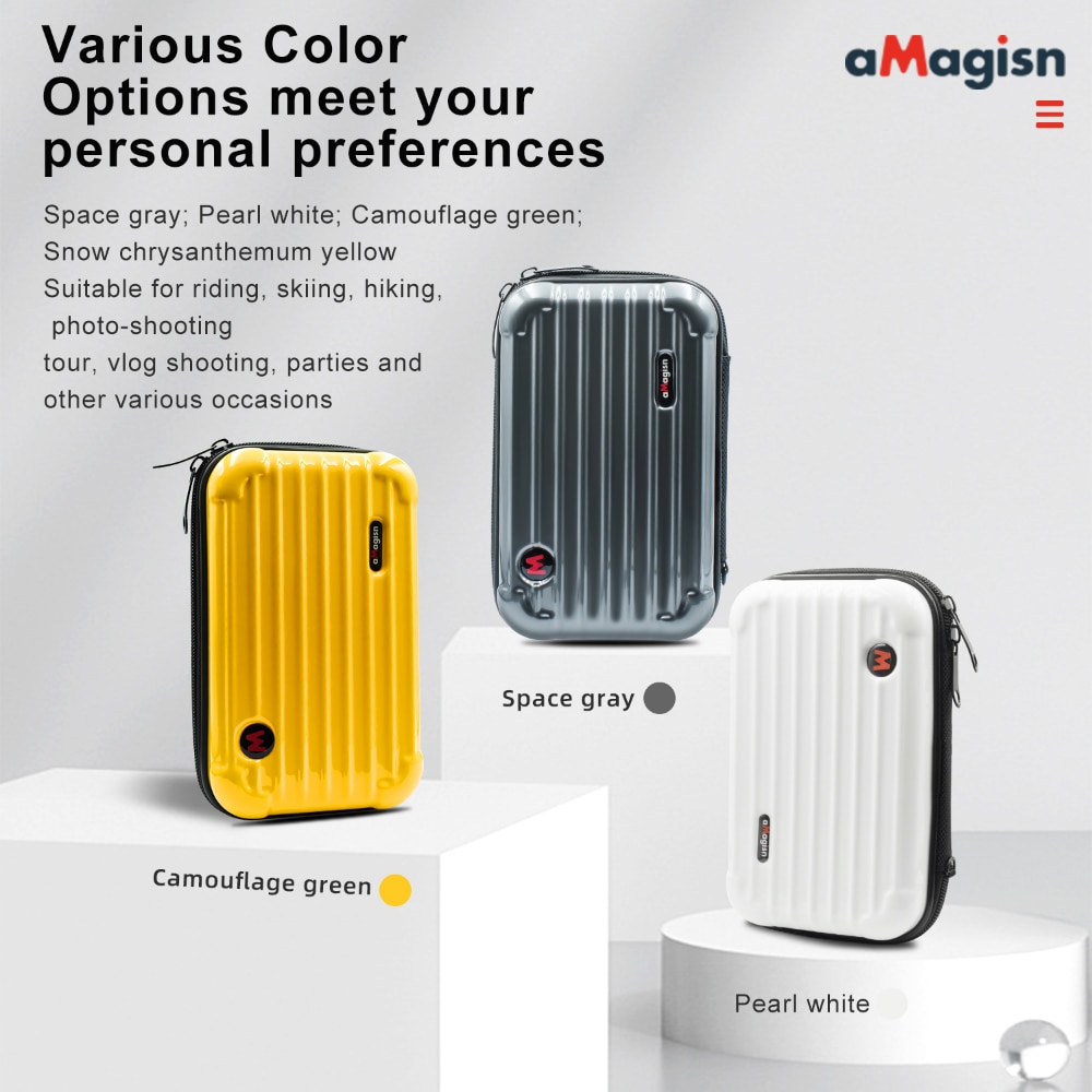 Carrying Case For Insta360 GO 3 Camera Shock-Proof Portable Storage Handbag Shoulder Bag Hard Shell For Insta360 GO3 Accessories