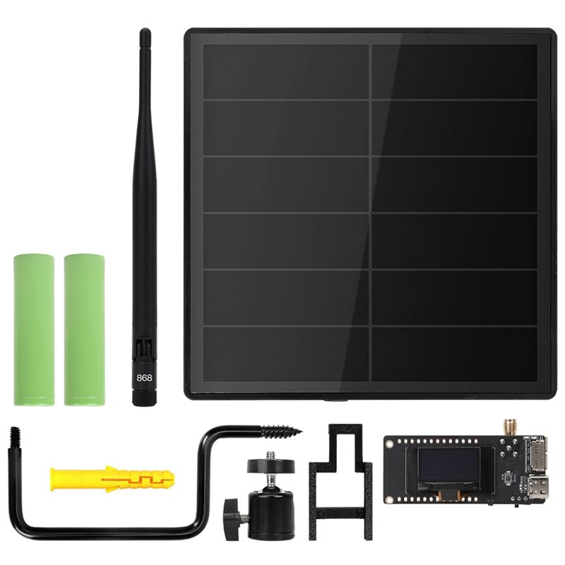 T3S3 V1.2 ESP32 Solar Powered Mesh LoRa Node 5W SX1262 2.4G LoRa Antenna Meshtastic Solar Power Module