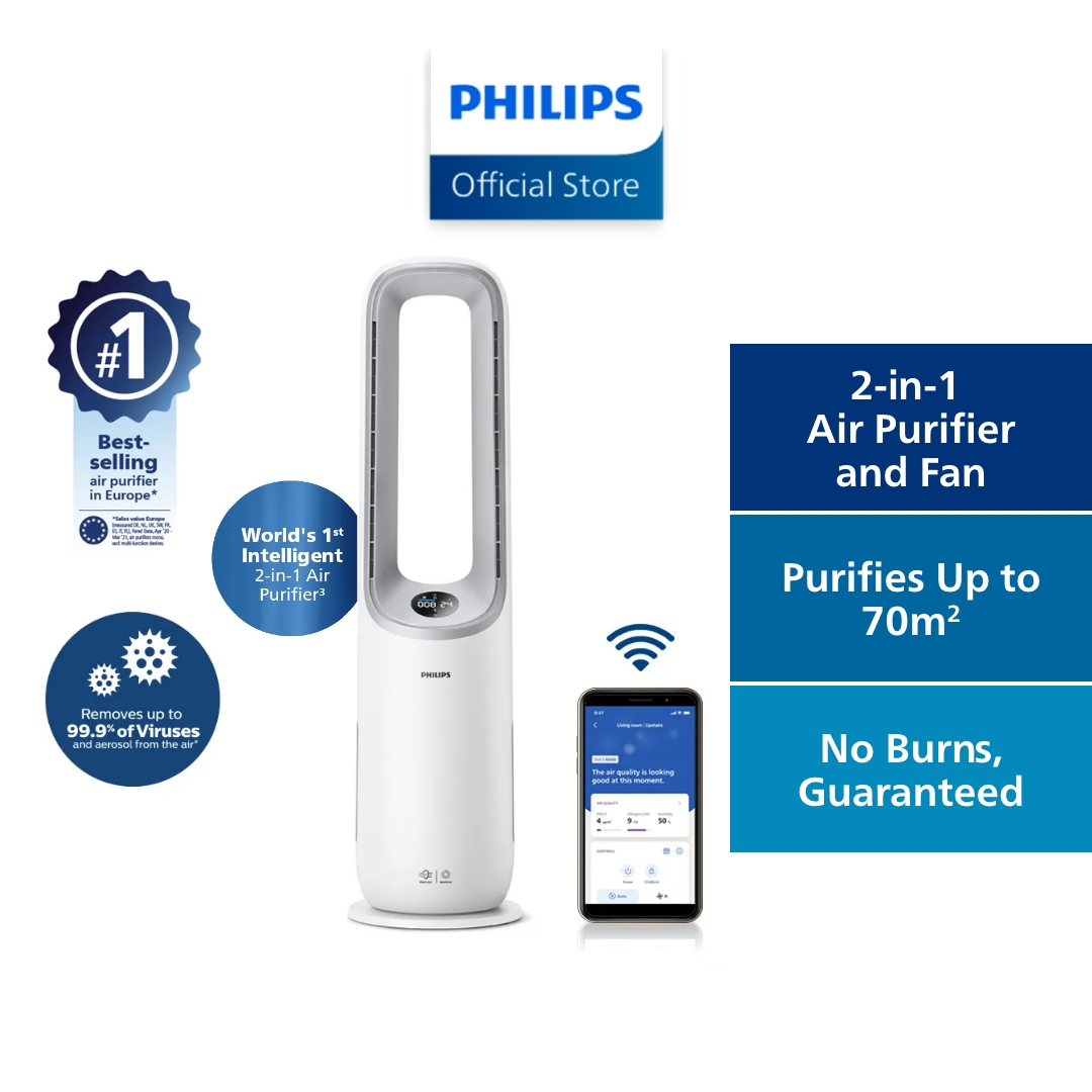 Air Performer 7000 series 2-in-1 Air Purifier and Fan AMF765/30