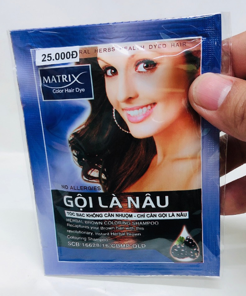 Dầu Gội Nhuộm Tóc Gội Là Nâu Matrix