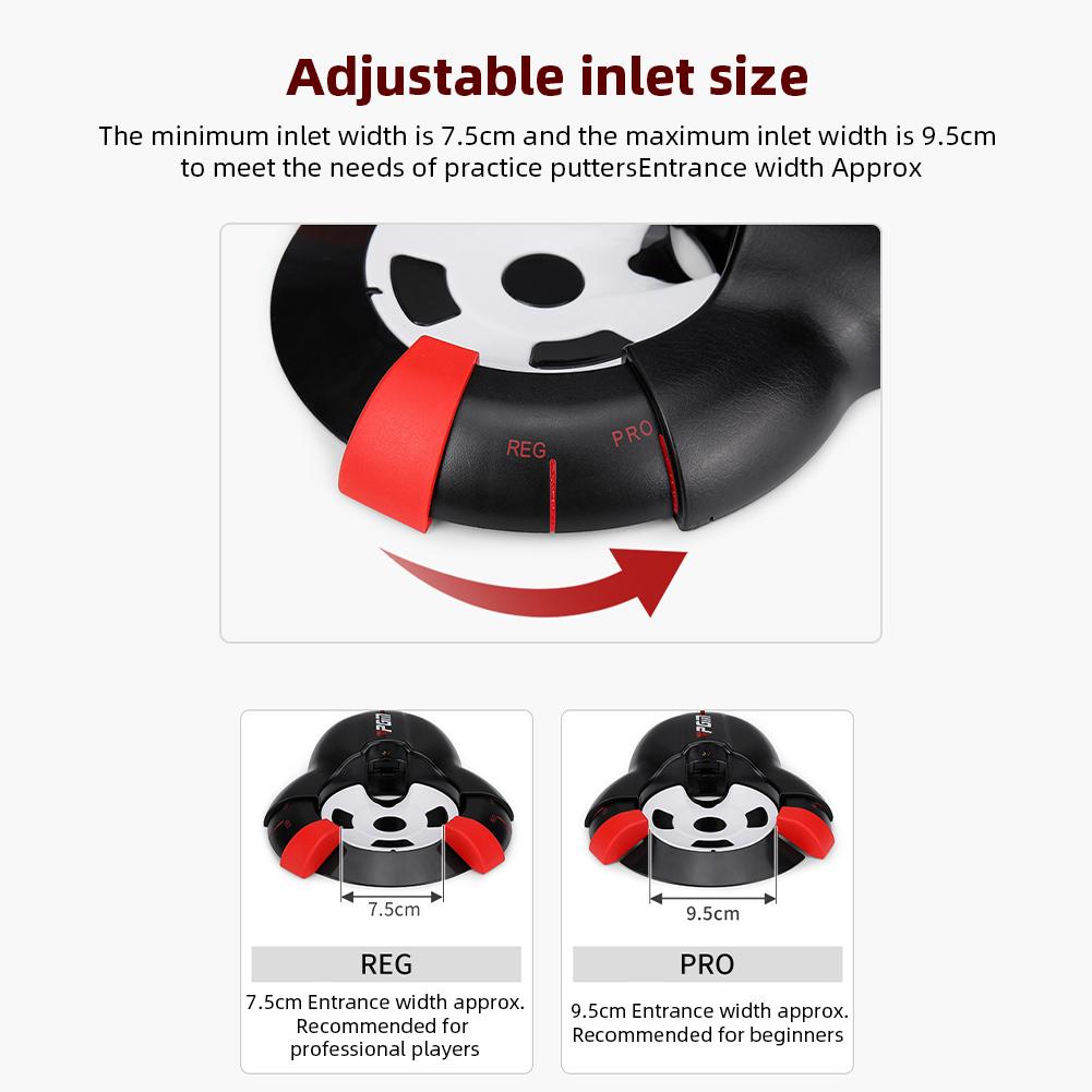PGM Golf Automatic Putting Ball Return Cup Flag Putt Putter Plane Corrector Training For Indoor Outdoor Training DB015