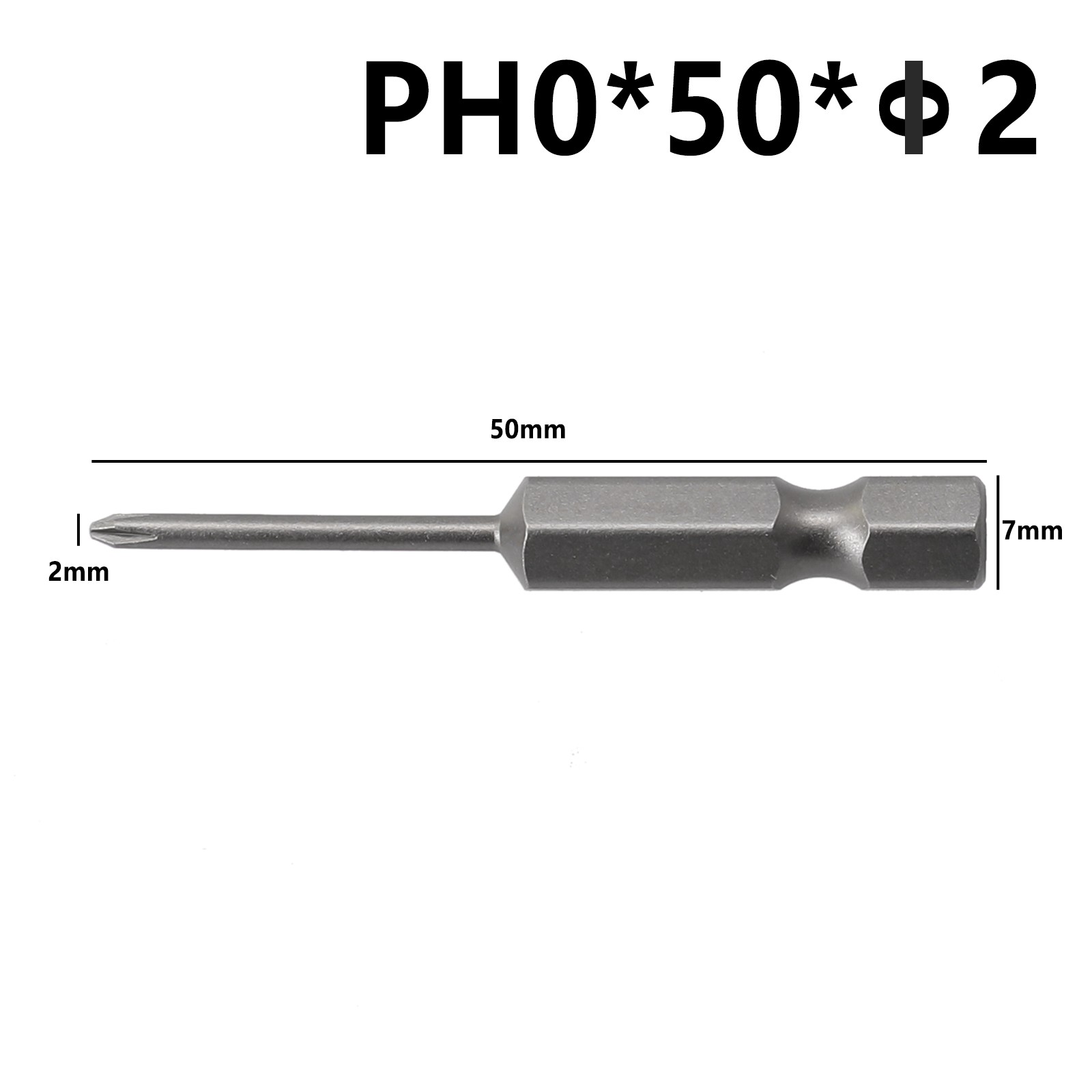 Unnicoco Hex Shank Screwdriver Bits for Electric and Hand Screwdrivers PH00 PH0 PH1 PH2