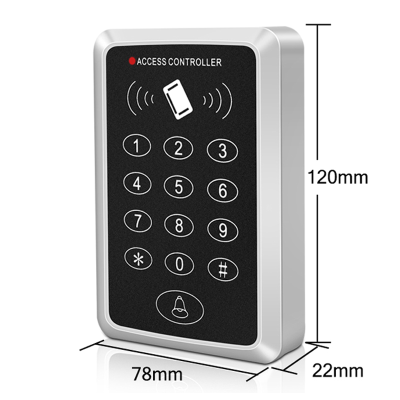 125KHz Access Control Keypad EM Reader Door Access Control System Door ...