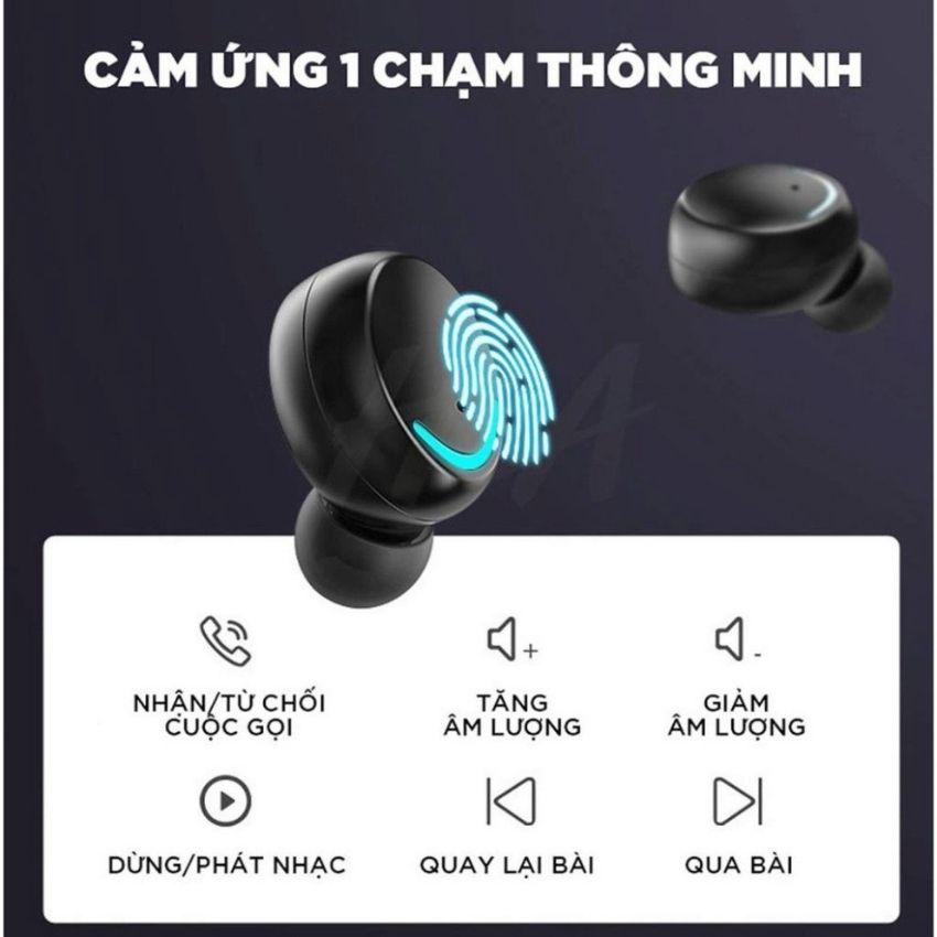 Tai Nghe Bluetooth F9 Pro Mẫu 2021 Phiên Bản Thứ 12 Mắt Sói Trong Đêm Không Dây Chống Nước Chống Bụi Chống Ồn