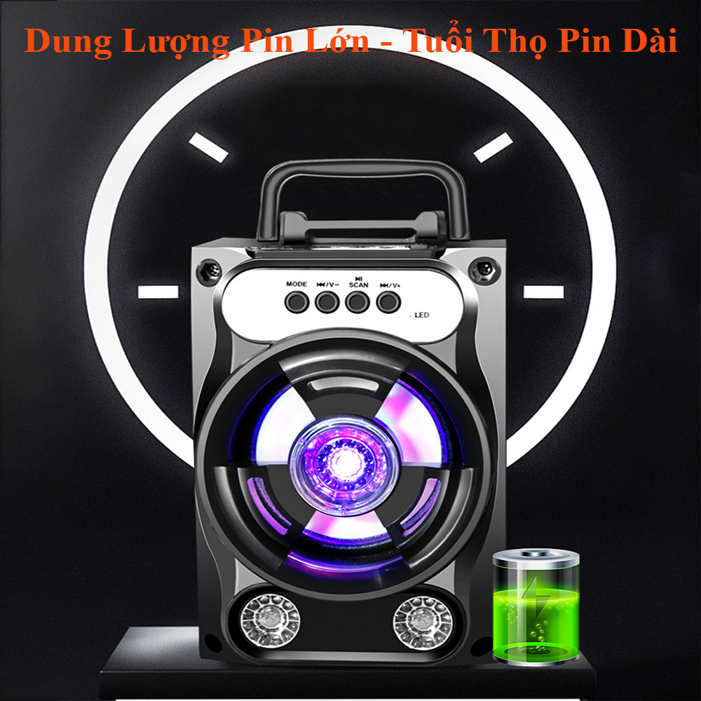 Loa bluetooth hát karaoke kèm mic, loa bluetooth hát karaoke mini, loa kẹo kéo mini giá rẻ, loa karaoke bluetooth gia đình. Bảo hành 1 năm, 7 ngày đầu lỗi đổi mới.