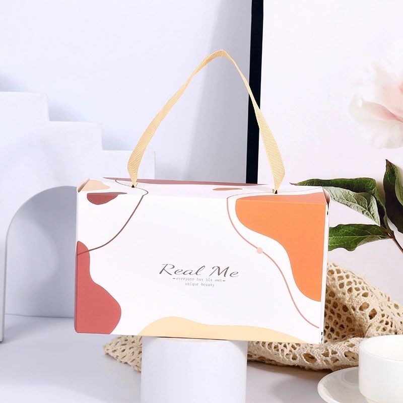 Hộp đựng bánh Hoa nhỏ có khay và túi xách