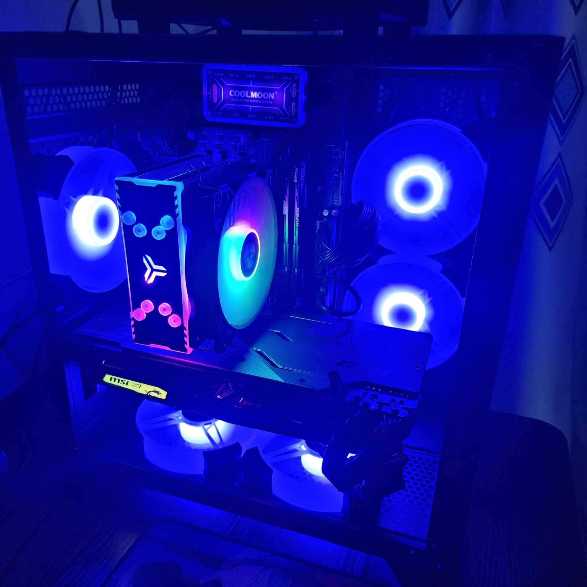 Tản khí CPU Coolerman T400i led RGB màu đen full socket