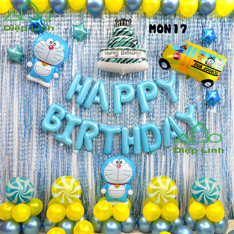 Doremon - Doraemon Birthday Decoration Balloon Set