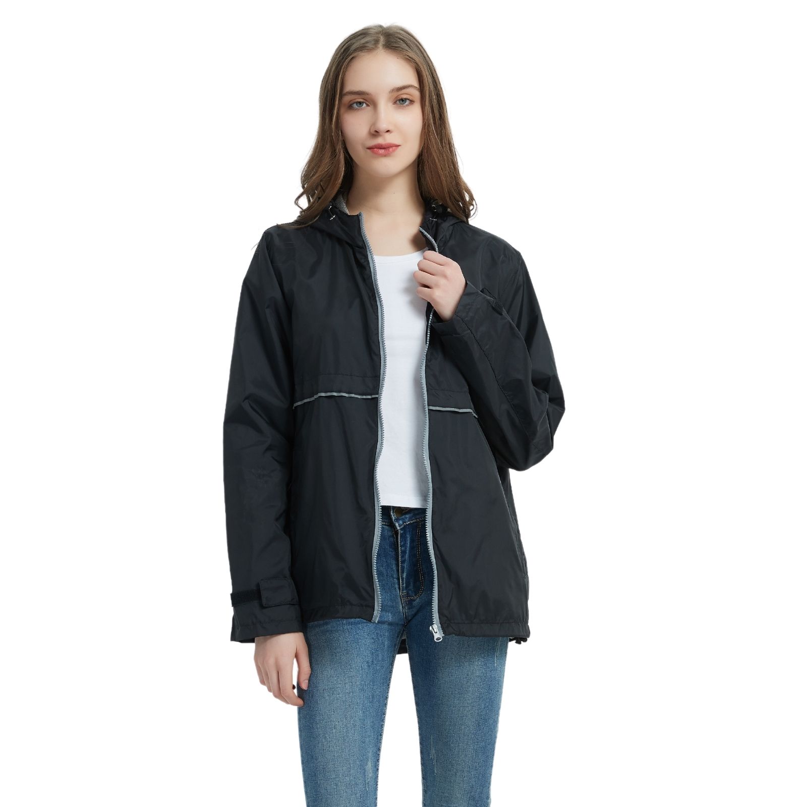 MADHERO Womens Windbreaker Jacket 