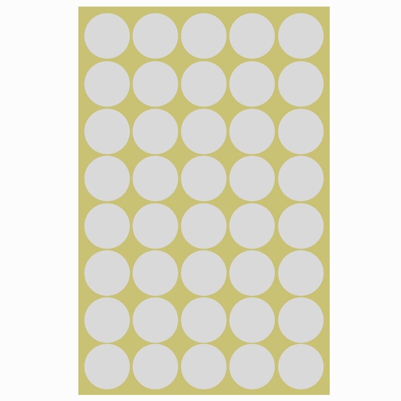 5 Sheet/set 25mm DIY Stickers Colorful Writing Round Sticker Labels Dot Blank Self-adhesive Circle Paper Tag. 
