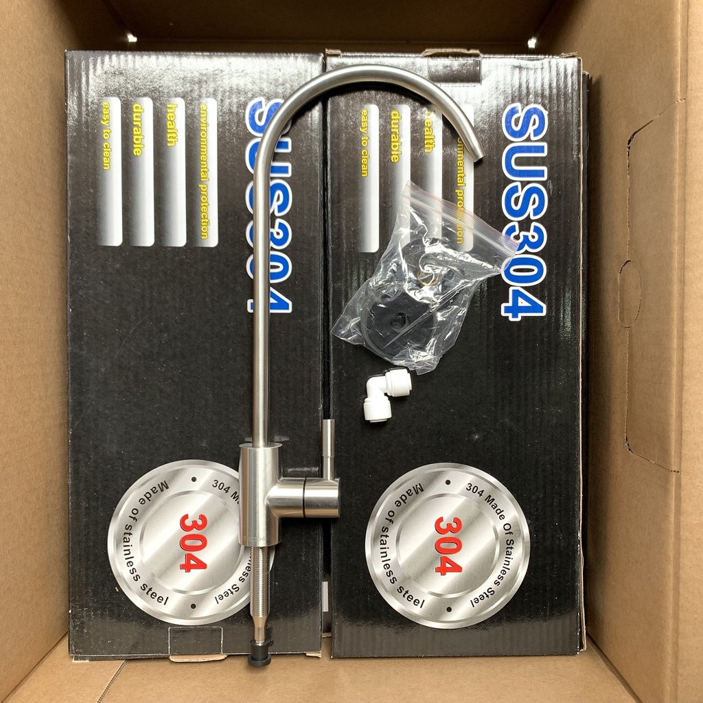 Vòi máy lọc nước inox 304, vòi inox 304 sử dụng cho máy lọc nước