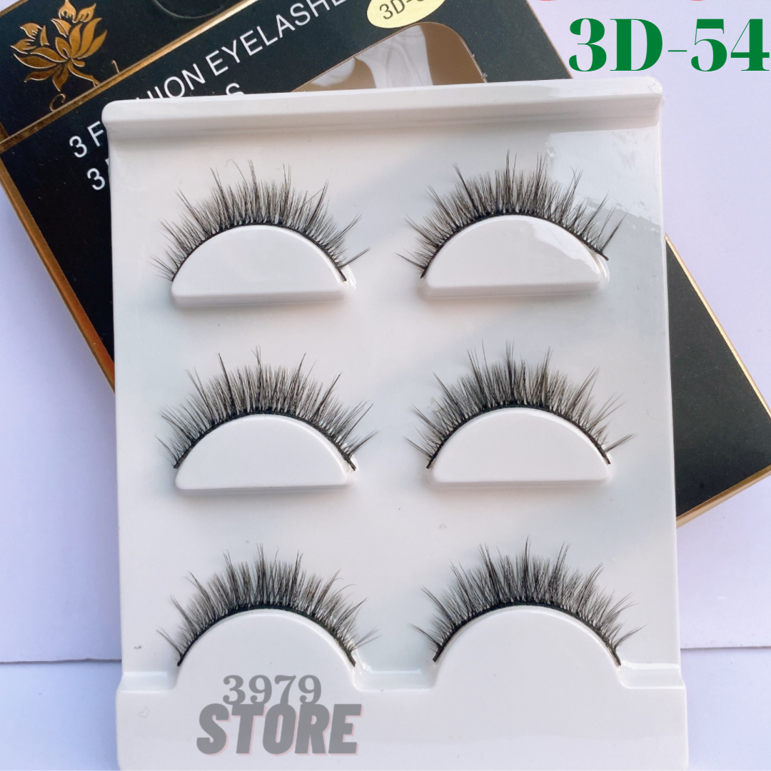 [HCM]Lông Mi Chồn 3D Loại Cao Cấp - 1 hộp 3 cặp mi