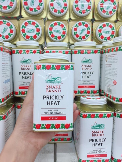 Phấn lạnh Snake Prickly Heat Thái Lan 140g