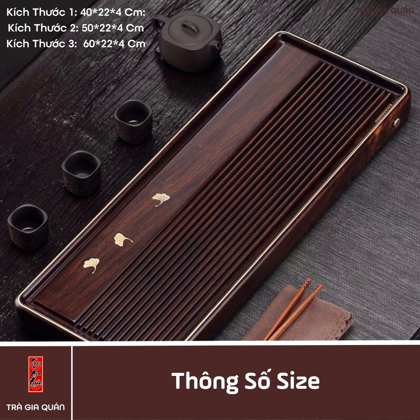 Khay Trà Tre Cao Cấp KT 50