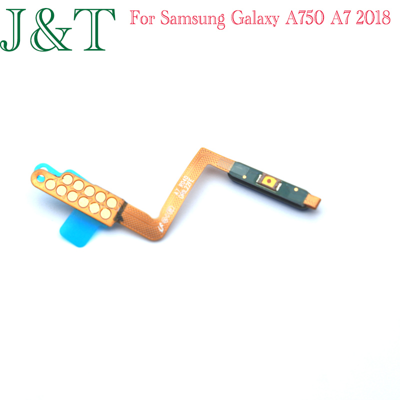 NEW 【Too much love!】For Samsung Galaxy A750 A7 2018 A750F Fingerprint touch ID sensor Finger Power Switch on Off Side Button Key Flex Cable. 
