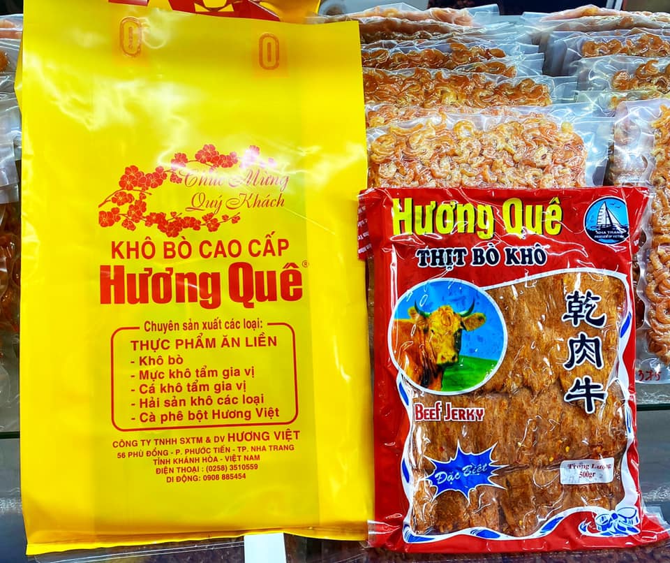 BÒ KHÔ MIẾNG HƯƠNG QUÊ NHA TRANG