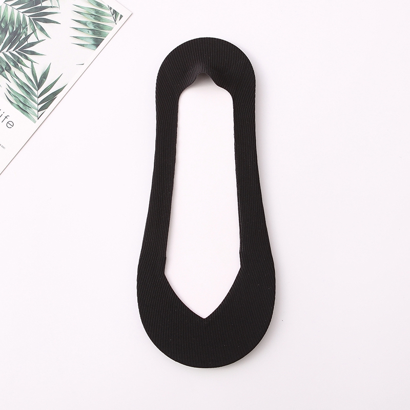 Ecmln vớ nữ silicone mềm chống trượt ice silk tất hàn quốc liền mạch vô hình thuyền tất