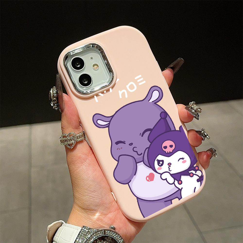AMORVOR%20Case%20for%20Realme%20C11%202021%20C20%20C20A%20Cute%20Cartoon%20Sanrio%20Kuromi%20Back%20Cover%20Pattern%20Luxury%20Plating%20Metal%20Lens%20Soft%20Liquid%20Silicone%20Case%20-%20Image%207