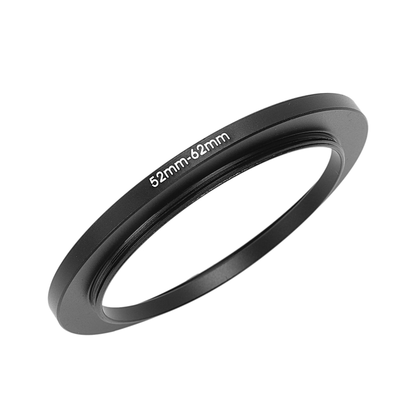 52mm-62mm 52mm to 62mm black step up ring adapter for camera