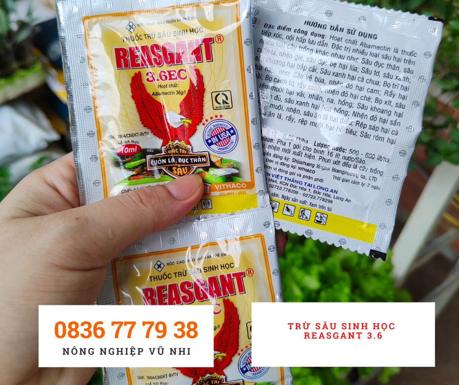 Trừ sâu sinh học Reasgant 3.6